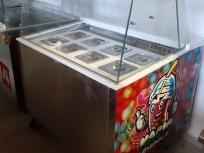 ΨΥΓΕΙΟ ΠΑΓΚΟΣ ΜΕ ΒΙΤΡΙΝΑ BAMBAS FROST 110X90X13ΕΚ (615/698) 