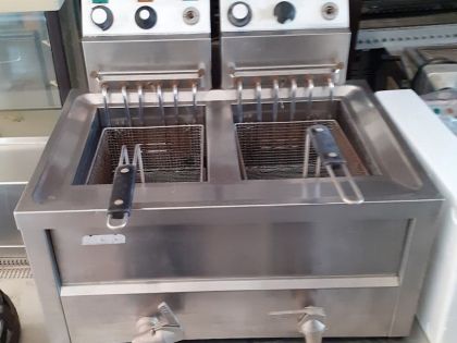ΦΡΙΤΕΖΑ ΔΙΠΛΗ ΗΛΕΚΤΡΙΚΗ 70X60X54 ΕΚ., ΜΕΤΑΧΕΙΡΙΣΜΕΝΟ ΠΡΟΪΟΝ  (187/8)